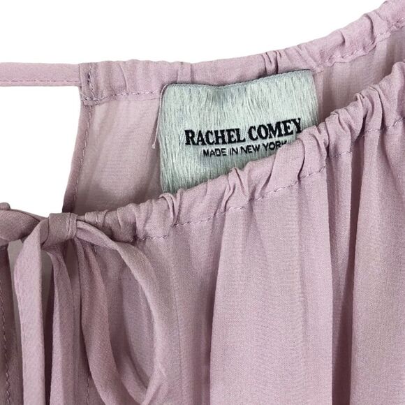 Rachel Comey silk lilac long sleeves blouse.‎ Sz 0 - Picture 7 of 11